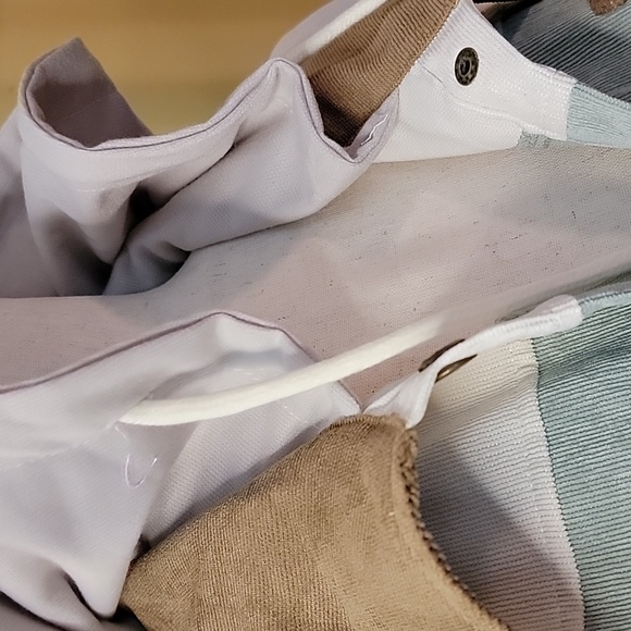 Shacket with hood, tan, creme, mint - Picture 4 of 7